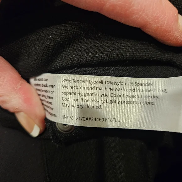 Eileen Fisher Washable Stretch Tencel Ponte Skinny - Picture 3 of 10